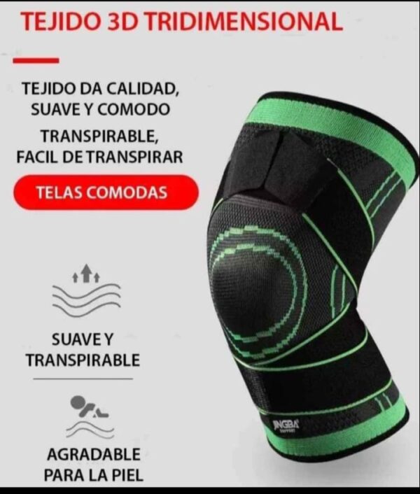 RODILLERAS x2 ORTOPEDICA, DEPORTIVA CON CORREAS AJUSTABLES